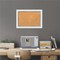 Cork Board, Eva Narrow Frame - Bulletin Board, Organization Board, Pin Board